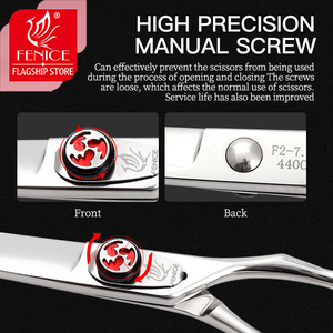 Fenice 7 ''7.5 Pouces Salon <span class=keywords><strong>De</strong></span> Coiffure <span class=keywords><strong>Ciseaux</strong></span> <span class=keywords><strong>De</strong></span> Coiffeur <span class=keywords><strong>Ciseaux</strong></span> <span class=keywords><strong>de</strong></span> Coupe <span class=keywords><strong>De</strong></span> Cheveux Professionnels - Product Image 3