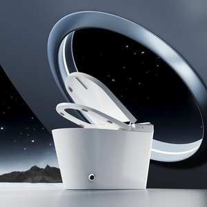<span class=keywords><strong>WC</strong></span> intelligent U8 Standard sans limitation de pression d'eau, chasse d'eau par commande au pied, lumière d'ambiance, séchoir à air chaud, bidet domestique - Product Image 4