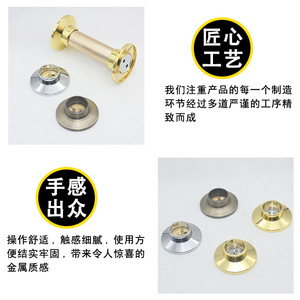 Zinc Alloy Concealed Flange Pipe Seat 25mm Wall Mount Wardrobe <b>Clothes</b> Rod Support Modern Minimalist Design - Product Image 3