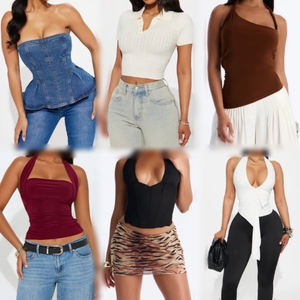 Blusa Sexy sin Espalda para Mujer, Estilo Casual, para Uso Diario, Venta al Por Mayor - Product Image 3
