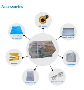 Château gonflable de qualité commerciale pour enfants, anniversaire, mariage, fête, avec fosse à balles et toboggan - Product Image 4