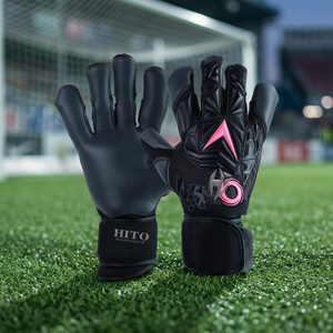 Custom Latex Goalkeeper Gloves Adult Professional Soccer Goalkeeper Gloves at Reasonable Price Top Quality Gloves - Product Image 2