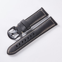 Bracelet de montre en cuir de veau véritable 22 mm, bracelet de remplacement en cuir de vachette vintage pour montre Huawei, OEM personnalisé
