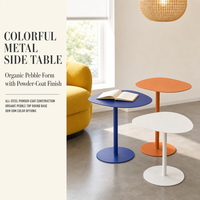 Table d'appoint de canapé design danois, table basse, petite table, luxe léger, coins mobiles, style nordique