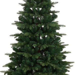 2.1m 7ft prelit PVC nhân tạo Cây giáng sinh với đèn <span class=keywords><strong>LED</strong></span> tùy chỉnh 5ft 6ft đổ xô PE thông ngoài trời Xmas Xanh navidad - Product Image 4