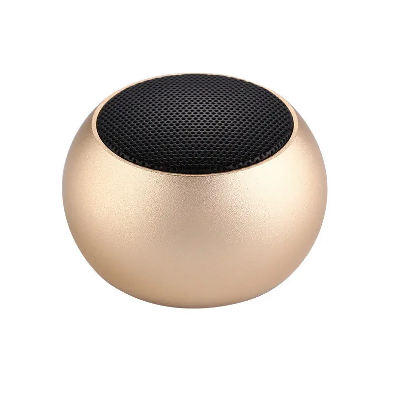 M3 Mini haut-parleur sans fil Blue tooth Portable Steel Gun Metal Heavy Subwoofer Outdoor Mini Small Sound Speaker