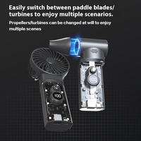 Ventilateur de poche multifonctionnel AntarcChill 10000mAh amélioré avec affichage numérique pour usage domestique et extérieur