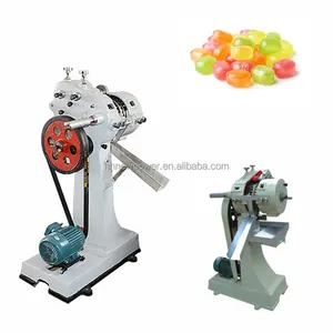 Customized Round Shape Fruit Hard Candy Making Forming Machine Flat Hard Small Lollipop Form Stick Candy Maker Production Line