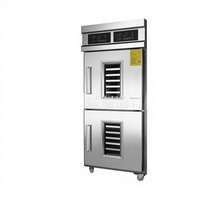 Armoire de fermentation réfrigérée et congélateur à double porte en acier inoxydable pour boulangerie commerciale, température constante, directement de l'usine