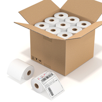 Étiquettes thermiques directes 4x6 autocollantes pour expédition, compatibles avec les imprimantes, 500 étiquettes par sachet