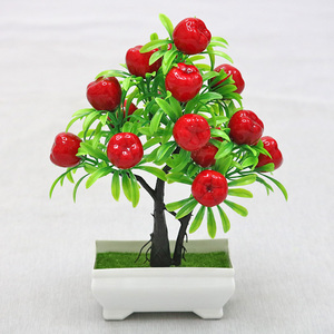 Bonsai <span class=keywords><strong>artificial</strong></span> em vaso para decoração, decoração de casa, flores artificiais, simulação retrô, planta verde, floral, suculento, enfeite de vasos - Product Image 1
