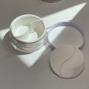 Tùy chỉnh 100ml 50ml * 2 vòng Acrylic đôi buồng mỹ phẩm Jar nhựa mặt mắt Kem Container 50g + 50g - Product Image 5