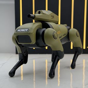 ของเล่นสุนัขหุ่นยนต์อัจฉริยะ ควบคุมด้วยรีโมทผ่านแอพ พร้อมกล้อง ไฟ และเสียงเพลง รองรับการตั้งโปรแกรม ระบบ AI รู้จำเสียง และแสดงท่าผาดโผน - Product Image 2