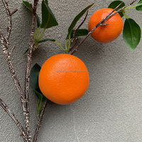 Super Star A-507 Hoogwaardig Ecologisch Schuim Kunstmatige Fruit Tangerine Sinaasappel Bos Bloemstuk 66/96cm voor Bruiloft Huis