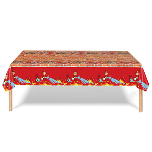 Décoration de fête d'anniversaire sur le thème des pompiers DAMAI, ensemble de vaisselle pour pompier, assiettes, serviettes, gobelets, nappe, bannière pour enfants, fournitures de fête pour garçons - Product Image 4