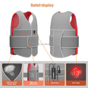 Gilet à lumière rouge 1296 LED 660nm 850nm double bande portable pour le bien-être et la relaxation quotidiens - Product Image 4