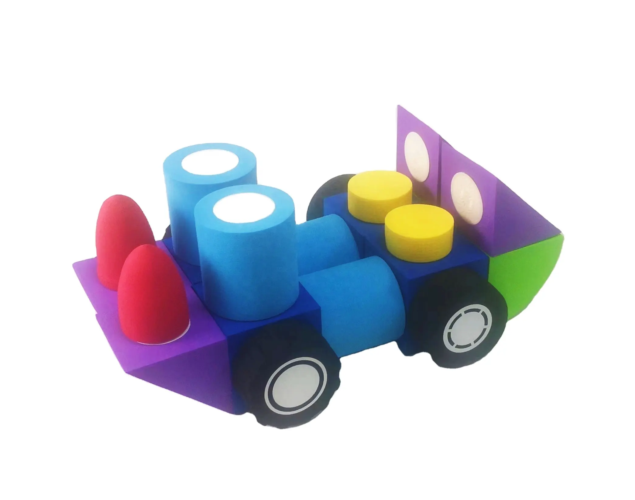 Magnetische Eva-Bouwstenen Voor Kinderspeelgoed Voor Peuters Voorschoolse Stamonderwijs Sensorisch Speelgoed Voor De Leeftijd Van 9M. Totaal 17 Verschillende De