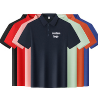 Chemise en coton-polyester respirante et à séchage rapide pour l'été Manches courtes Logo personnalisé T-shirt polo pour homme