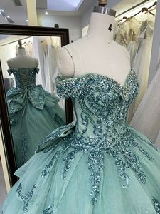 فساتين سهرة قصيرة جديدة متألقة: Quinceanera أنيقة رخيصة للنساء - Product Image 4