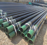 Tuyau de revêtement de 7 pouces API 5ct, filetage de revêtement pétrolier BTC, tuyau en acier noir, meilleur prix, tuyau de revêtement pétrolier et gaz pour forage