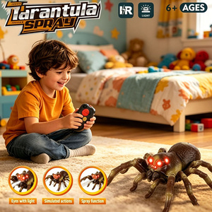 Jouet araignée/<span class=keywords><strong>coccinelle</strong></span> électrique grimpante sur les murs, télécommande infrarouge en plastique personnalisée, rechargeable, effet de pulvérisation - Product Image 2