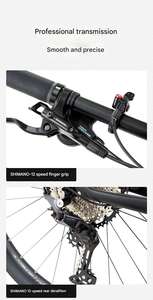 Bicicleta de Montaña <span class=keywords><strong>MTB</strong></span> de <span class=keywords><strong>Carbono</strong></span> con Suspensión Completa, 12 Velocidades, Cambio Electrónico Inalámbrico, Frenos de Disco Hidráulicos, Horquilla RockShox - Product Image 3