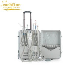 Dentista Clínica de visita en casa Unidad de uso veterinario móvil Precio más barato Silla dental plegable Uso de dentista Silla de succión Unidad dental móvil - Product Image 1