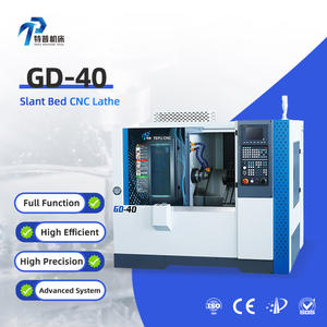 TEPU Endüstriyel A2 Mil Eğimli Tezgah 300Mm Dönüşlü İşleme Tornalama Eğimli Tezgah CNC Taret Torna Makinesi (<span class=keywords><strong>Metal</strong></span> İçin) - Product Image 3