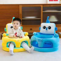 Siège de canapé pour bébé, chaise de soutien en peluche, siège de dessin animé robot pour tout-petits