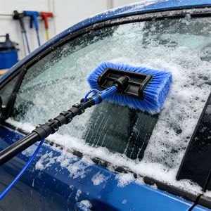 <span class=keywords><strong>Brosse</strong></span> <span class=keywords><strong>de</strong></span> <span class=keywords><strong>lavage</strong></span> <span class=keywords><strong>de</strong></span> voiture Qiyun avec perche <span class=keywords><strong>télescopique</strong></span>, serpillière en microfibre, nettoyage des roues <span class=keywords><strong>de</strong></span> voiture, extérieur et intérieur du bateau, détaillage avec distributeur <span class=keywords><strong>de</strong></span> savon - Product Image 4