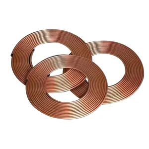 Pas cher prix Ac cuivre Tube bobine 6mm cuivre tuyaux chaudière rouleau 1 pouce de diamètre pour la plomberie 1/2 pour climatiseur tube de cuivre