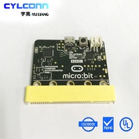 Conector BBC Micro Bit de 1.27mm, 40 Pines, Tipo B, Rojo, para Placa de Programación Externa Microbit