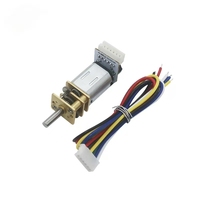 Motor DC Mini Mikro Elektrik N20 dengan Encoder Hall 6V 12mm, Konstruksi Magnet Permanen Brushed, Pemasangan Flens, Tahan Air untuk Kipas