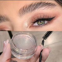 Crayon Sourcils Forme & Fixe SHAQINUO Crayon Cire Transparente Imperméable Longue Tenue Fixateur Gel Sourcils