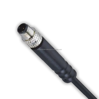 Connecteur en gros d'usine CE RoHS de haute qualité connecteur de moulage plaqué or 6pin M8 prise A-code tasse à souder IP67 pour câble