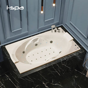 Bañera Acrílica Moderna Independiente I-Spa con Hidromasaje y Funciones de Relajación - Product Image 1