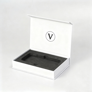Caja de Regalo Magnética <span class=keywords><strong>CRD</strong></span>, Empaque Rígido de Lujo con Logotipo Personalizado para Joyas, Relojes y Productos Electrónicos de Alta Gama, Estuche de Presentación Premium - Product Image 3