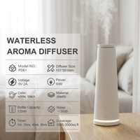 Diffuseur d'huiles essentielles sans eau, sans fil, rechargeable, à air froid, aromathérapie, pour salon, avec télécommande