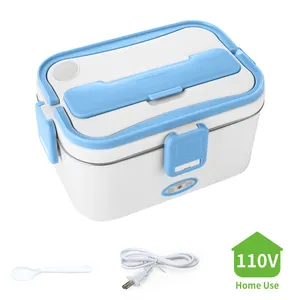 Smart portable heated electric lunchbox with carry bag