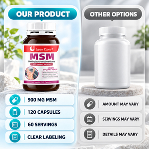 Capsules Premium Shecome MSM pour la santé des articulations des hommes et des femmes, complément alimentaire de méthylsulfonylméthane - Product Image 5