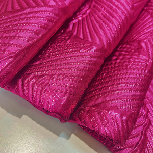 Prix d'usine <span class=keywords><strong>Tissu</strong></span> de dentelle damassée de luxe doux pour la peau <span class=keywords><strong>Tissu</strong></span> de <span class=keywords><strong>brocart</strong></span> <span class=keywords><strong>rose</strong></span> Jacquard confortable pour robe - Product Image 5
