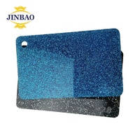 JINBAO — plaque acrylique colorée en plastique arc-en-ciel, 4x8, 1/4 acrylique, pmma