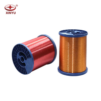 Alambre Magnético de Aluminio Revestido de Cobre Esmaltado (ECCA) de 0.10-0.18 mm, Clase 180, Alambre Redondo para Bobinado Soldable para Motores y Transformadores