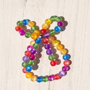 Bracelet Bohème <span class=keywords><strong>Arc</strong></span>-<span class=keywords><strong>en</strong></span>-<span class=keywords><strong>ciel</strong></span> Réactif aux UV pour Femme, Perles <span class=keywords><strong>en</strong></span> Résine 8mm, Bijou Changeant <span class=keywords><strong>de</strong></span> Couleur, Cadeau d'Été - Product Image 6