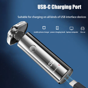 Komindon 4 in 1 elektrikli tıraş makinesi su geçirmez erkekler Usb şarj edilebilir döner traş makineleri sakal burun bıyık düzeltici yüz temizleme fırçası - Product Image 2