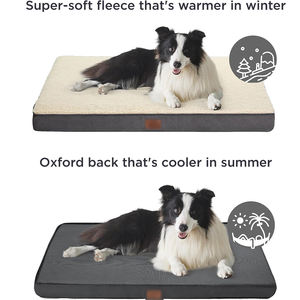 Vente en gros de tapis orthopédique à mémoire de forme en mousse pour chien, lavable et imperméable, tapis pour animaux de compagnie pour chien et chat - Product Image 4