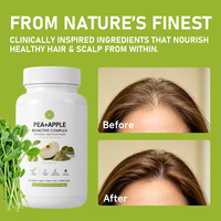 Comprimés fortifiants pour les cheveux à base de plantes, soutien quotidien pour la repousse des cheveux