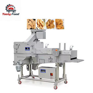 Commercial Fresh Meat Preduster Machine Meat Strip Dry <b>Flour</b> Coating Machine for Fried Food - Product Image 1