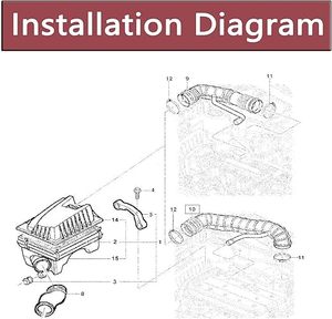 93262068 Auto <strong>Parts</strong> Air Intake Hose Rubber Air Intake Filter <strong>for</strong> GM <strong>Astra</strong> Vectra 2.4 16v - Product Image 6