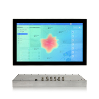 PC Todo en Uno de 24 Pulgadas, Totalmente Impermeable IP66, Panel Táctil de Acero Inoxidable, Windows 10, I5, 8GB DDR4, Accesorio de Computación Industrial